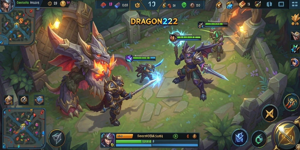 Screenshot gameplay DRAGON222 yang menampilkan pertarungan seru.