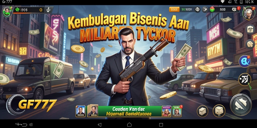 Tangkapan layar GF777 menampilkan gameplay Tycoon yang menarik dan mendebarkan.
